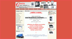 Desktop Screenshot of gastroservis-hofman.cz