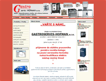 Tablet Screenshot of gastroservis-hofman.cz